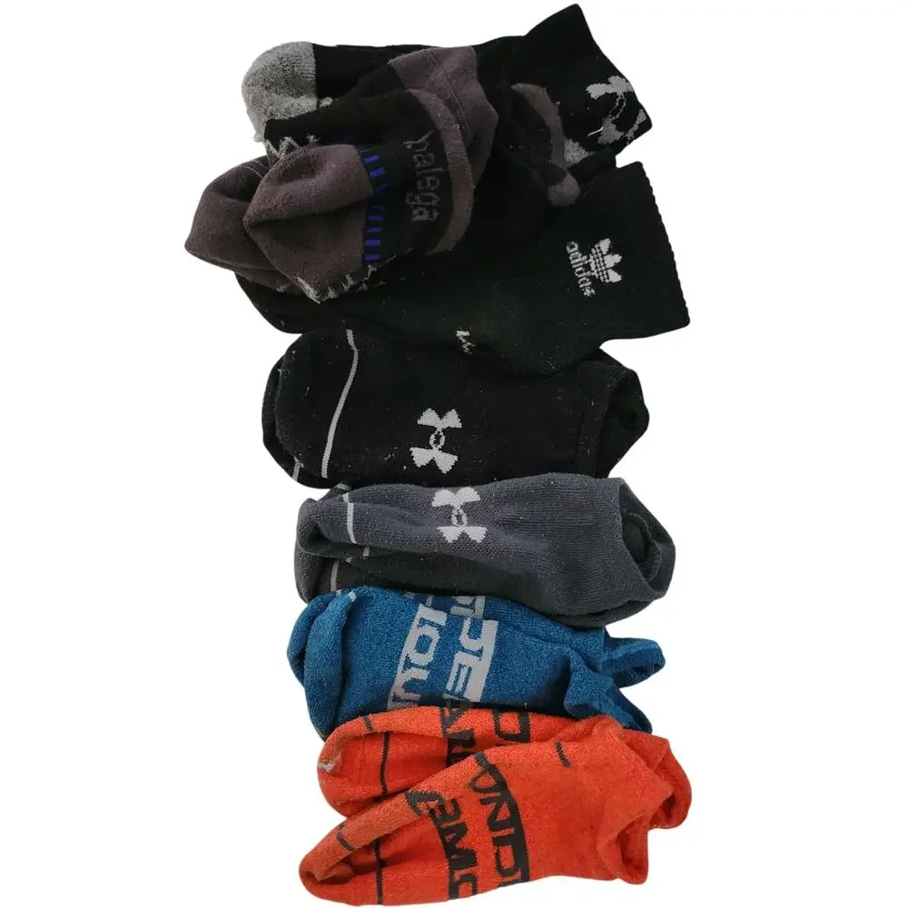 7 Pairs of youth socks no show or ankle